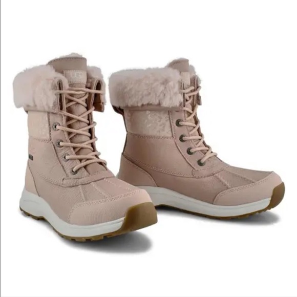 UGG Adirondack III Snow Leopard Quartz Boots NEW - Picture 10 of 12